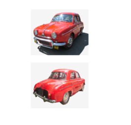 Pare-chocs Renault Dauphine
